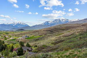 View of mountain backdrop