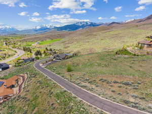 Aerial view of mountains