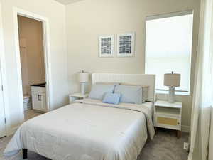 Bedroom 2 with connected bathroom
