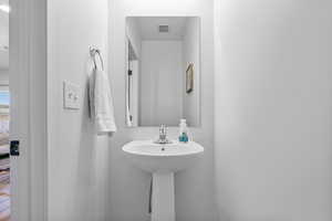 Half bath on main level