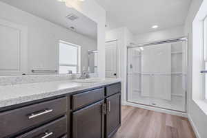 Master en-suite with large walk in shower