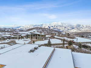 Mountain view with a residential view