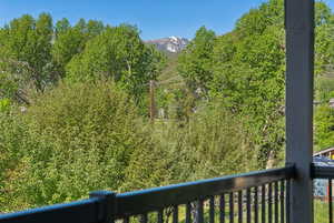 View of mountain background