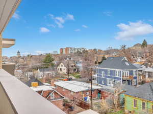 Exterior space featuring a residential view