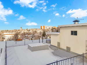 View of rooftop deck