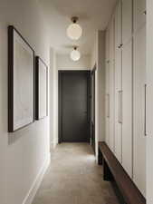 Rendering of Hall with baseboards
