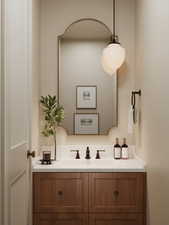 Rendering of Bathroom with vanity