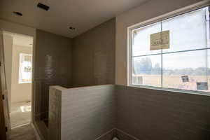 Full bathroom with walk in shower