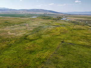 View of rural area with a mountainous background