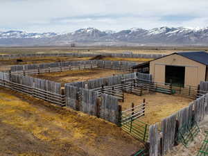 Exterior space with a rural view