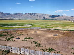 Mountain view featuring rural landscape