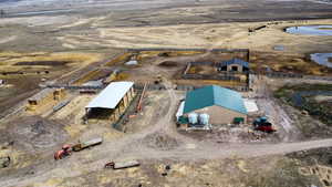 Bird's eye view featuring a rural view