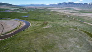 Drone / aerial view of mountains