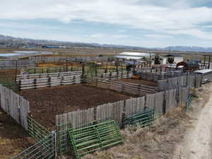 Exterior space with a rural view and a water and mountain view