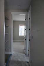 Hall featuring baseboards