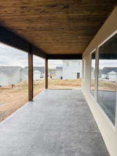 View of patio
