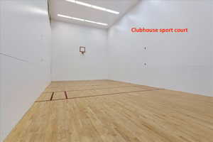 Community sports court, raquetball