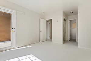 Bedroom with porch access