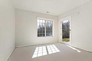 Bedroom with porch access