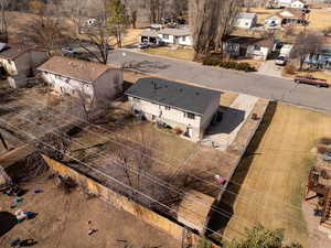 Aerial view featuring a residential view