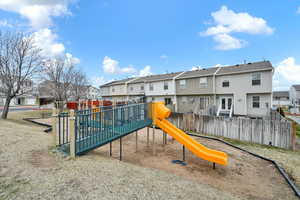 View of the community playground