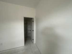 View of spare room