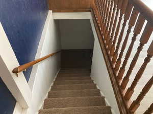 View of stairway