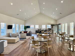 clubhouse includes plenty of seating areas for entertaining