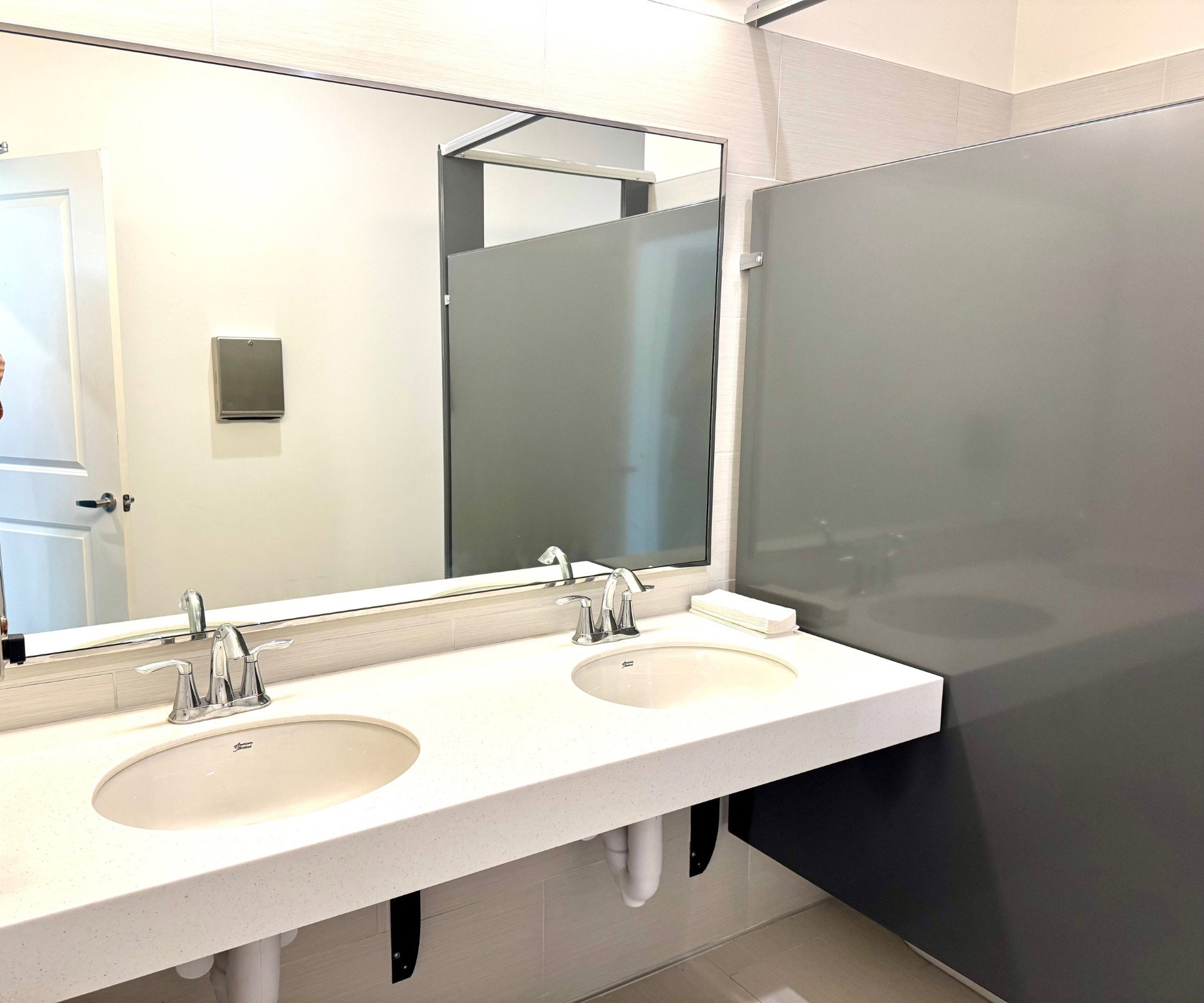 Bathroom with double vanity