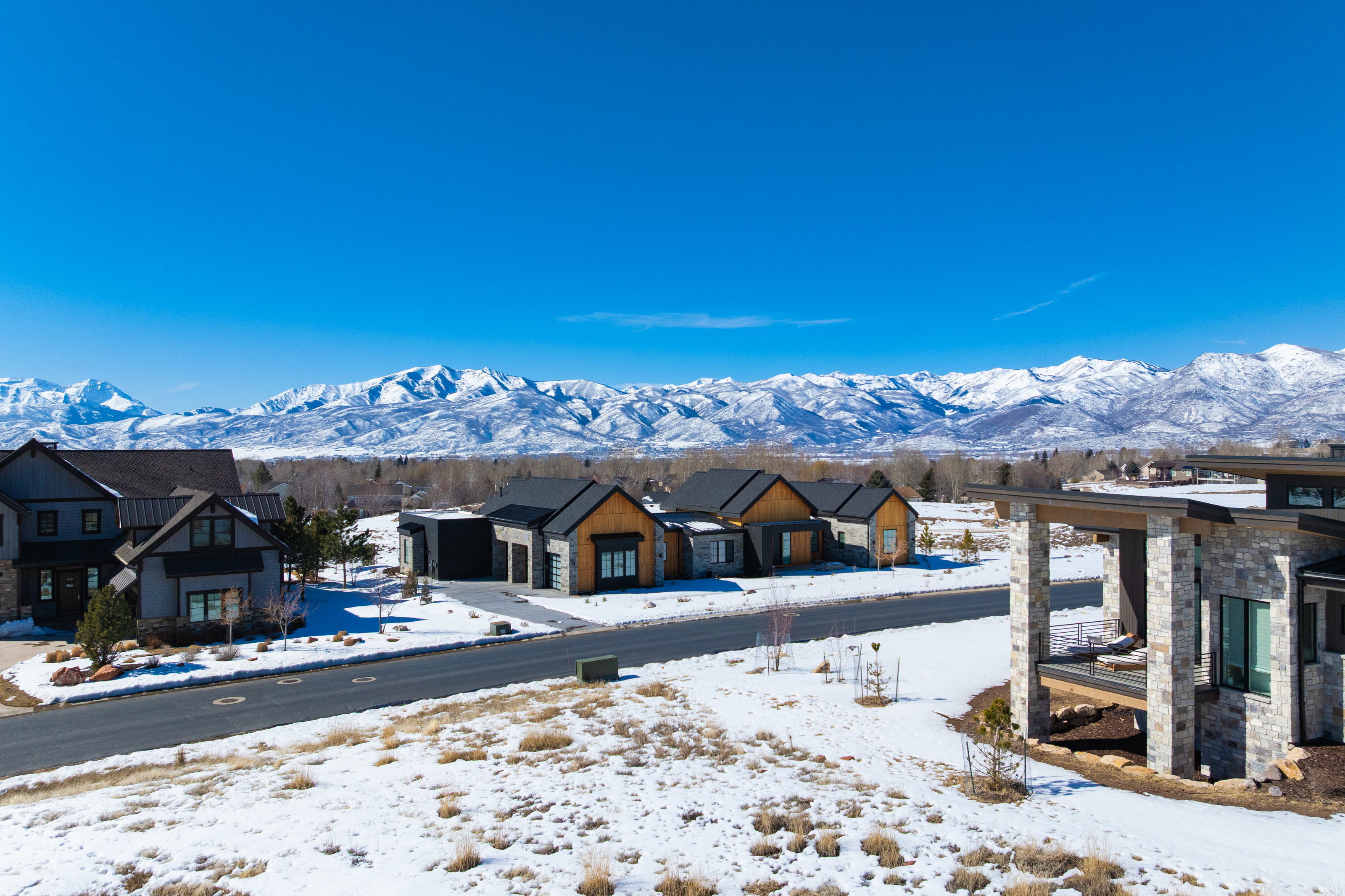 View of mountain backdrop