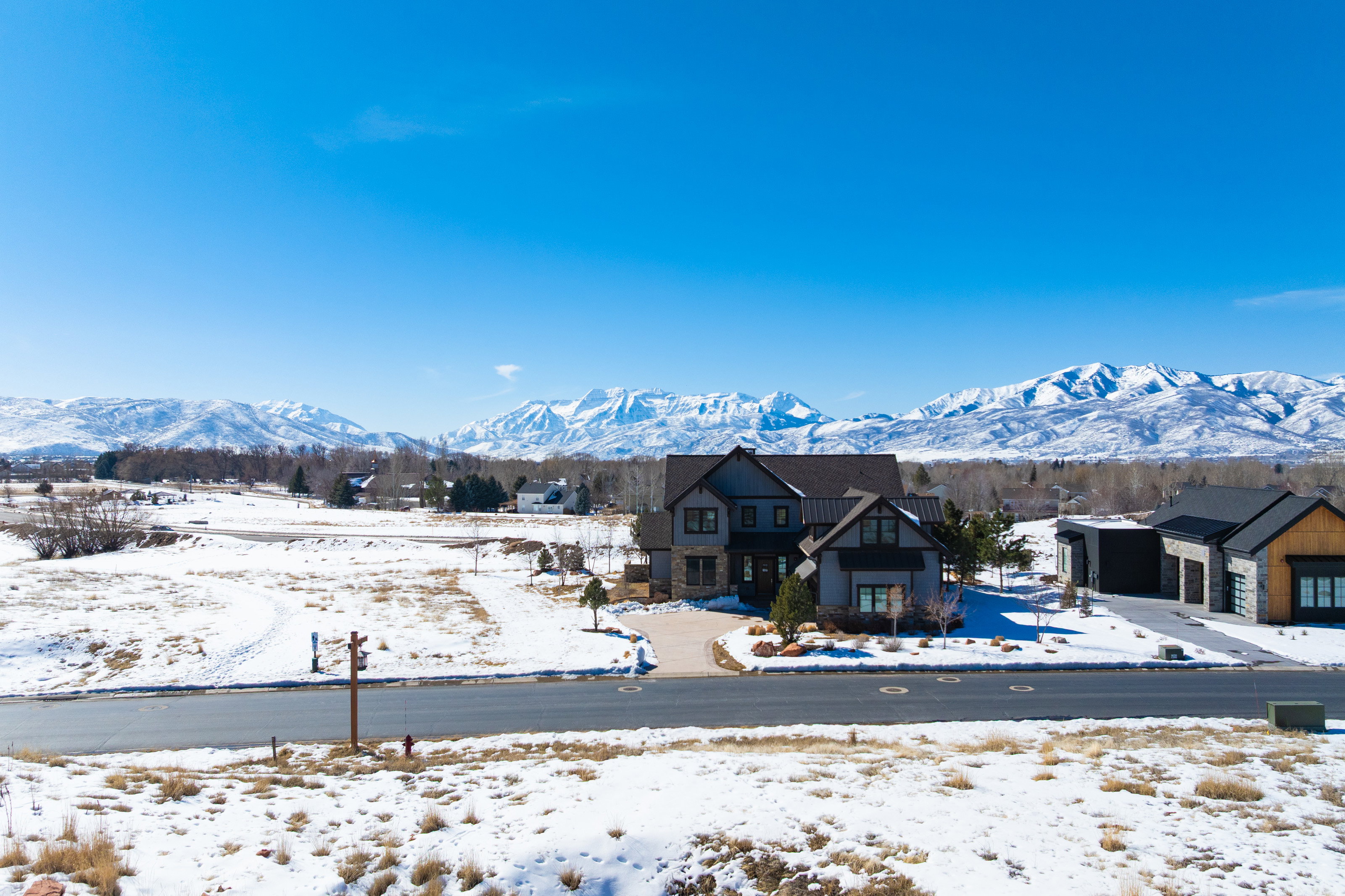 View of mountain background
