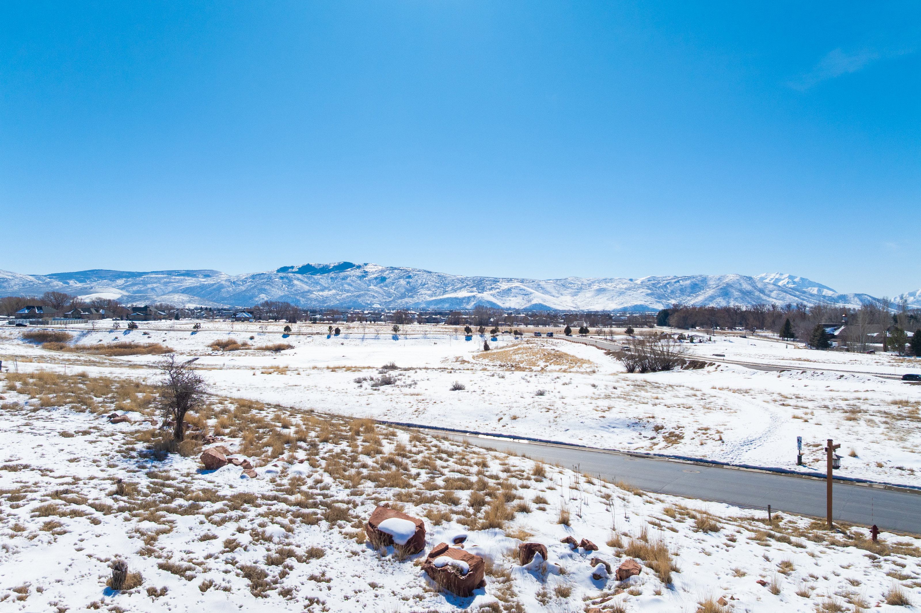 View of mountain background
