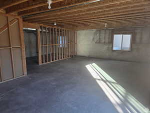 View of basement