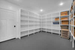 View of storage area