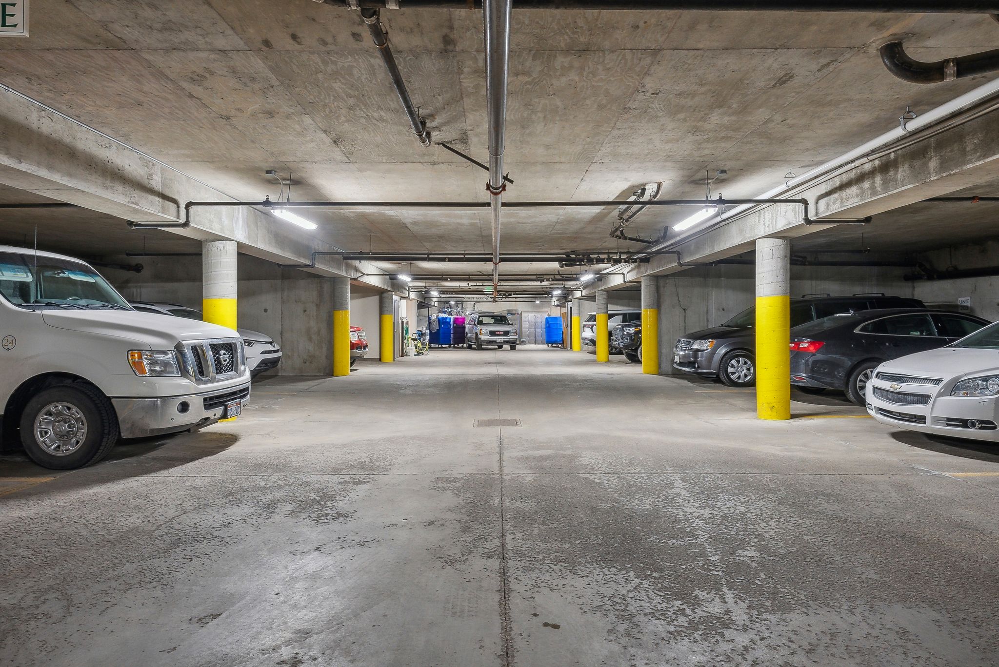 View of parking deck