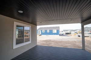View of patio featuring a residential view