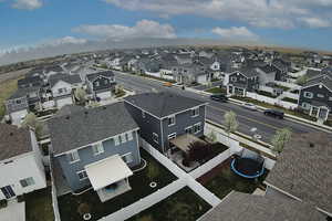 Bird's eye view featuring a residential view