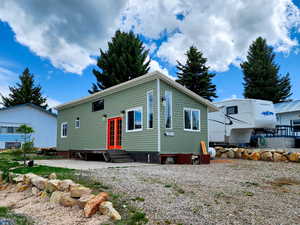 View of front of home featuring entry steps