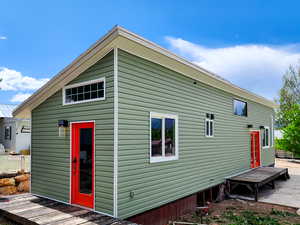 View of back of property
