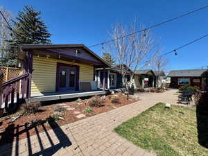 Village in early spring - flowers will be up soon