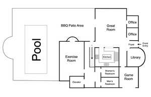 Clubhouse Pool Floor Plan