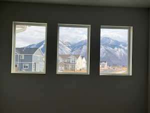 Details featuring a mountain view