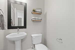 Bathroom with toilet