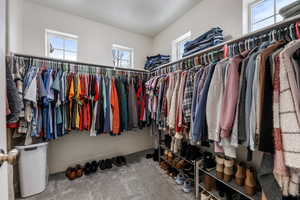 Spacious Walk-in Closet