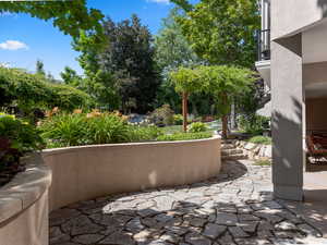 View of patio / terrace featuring a balcony