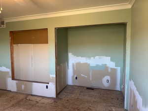 Closet with visible vents