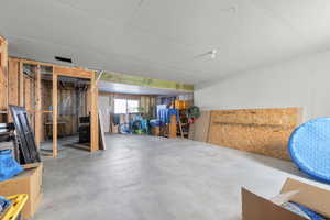 View of basement