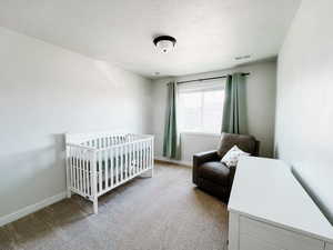 Bedroom 2 with carpet floors