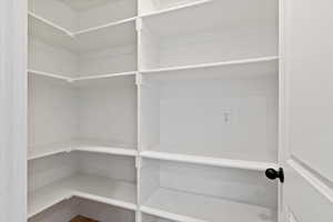 View of storage area