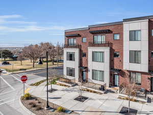 View of front of house featuring brick siding